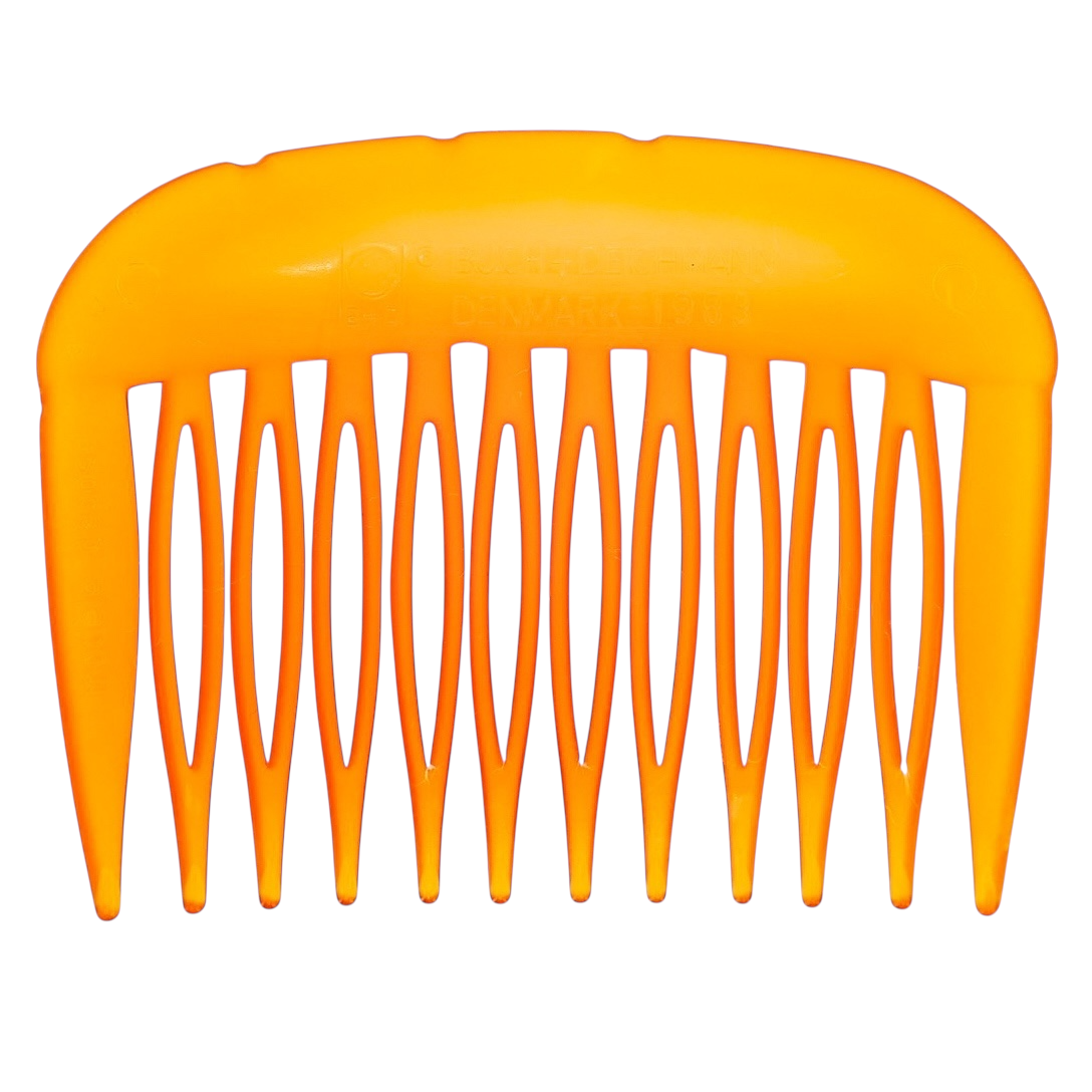 Vintage 1983 Buch + Deichmann Hair Comb Butterscotch Gradient MOD
