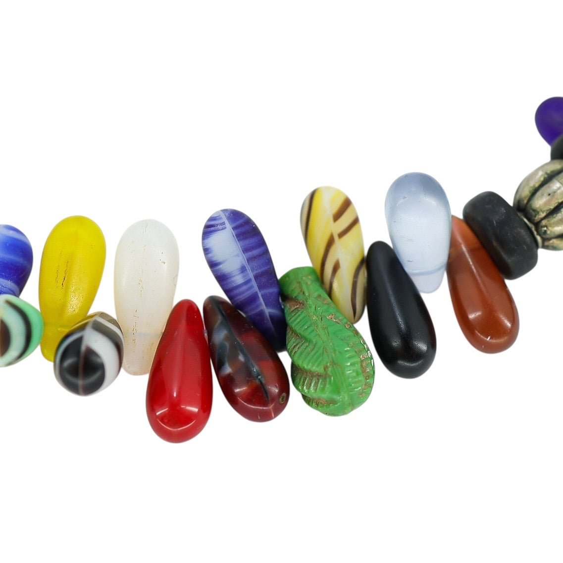 Uranium Beads Mali Wedding Necklace Vintage Antique Bohemian Origin