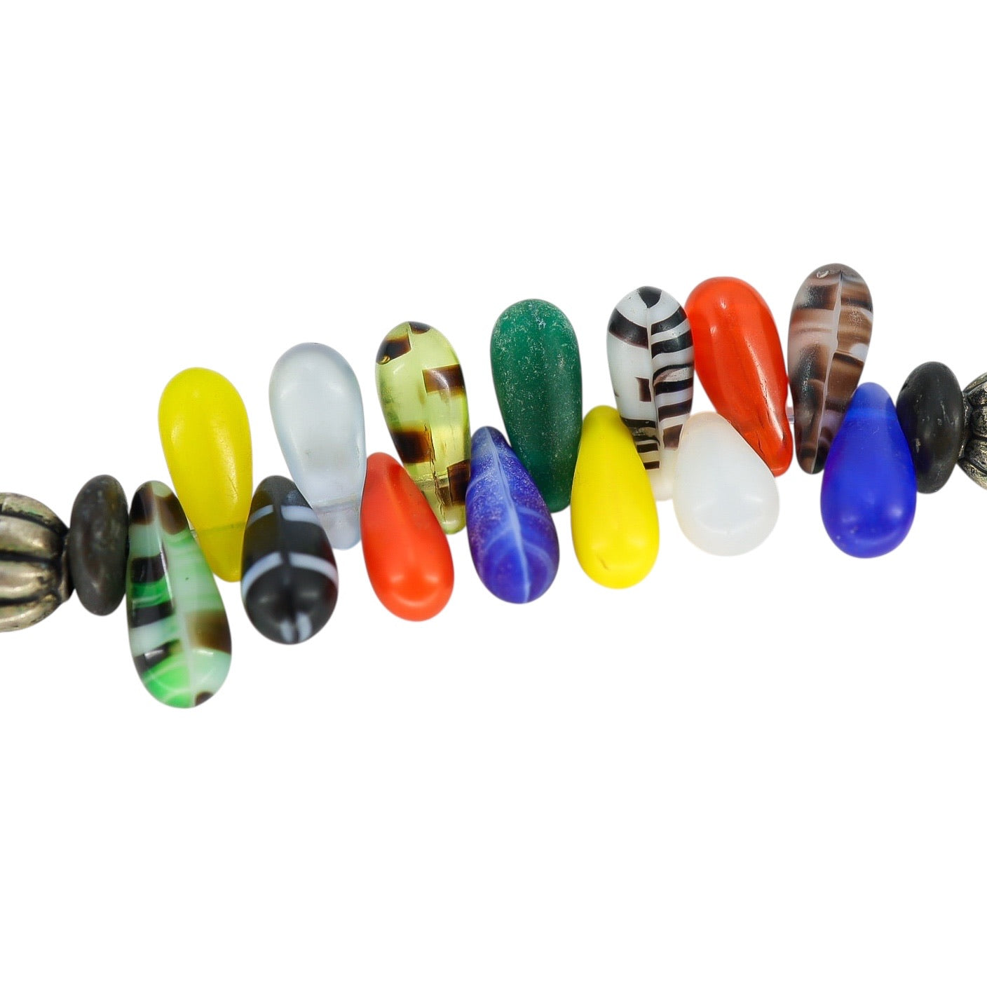 Uranium Beads Mali Wedding Necklace Vintage Antique Bohemian Origin