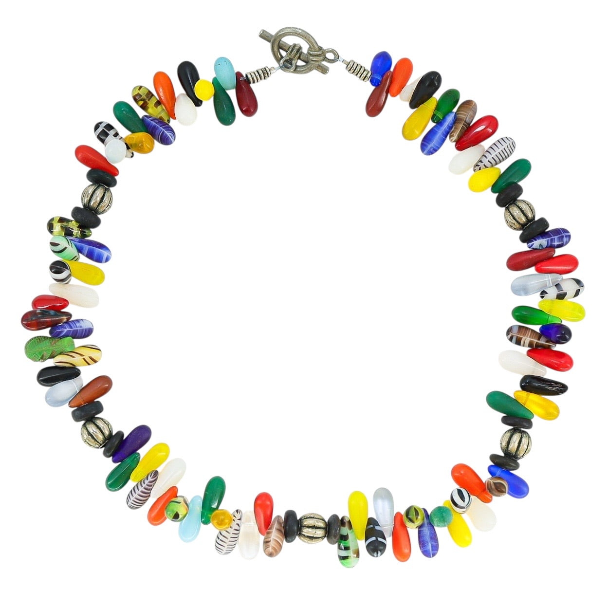 Uranium Beads Mali Wedding Necklace Vintage Antique Bohemian Origin