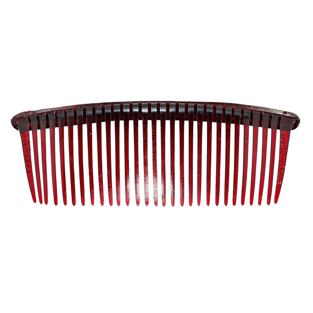 Vintage 1930s KANT-SLIP USA Hair Comb – Art Deco Celluloid Rhinestone