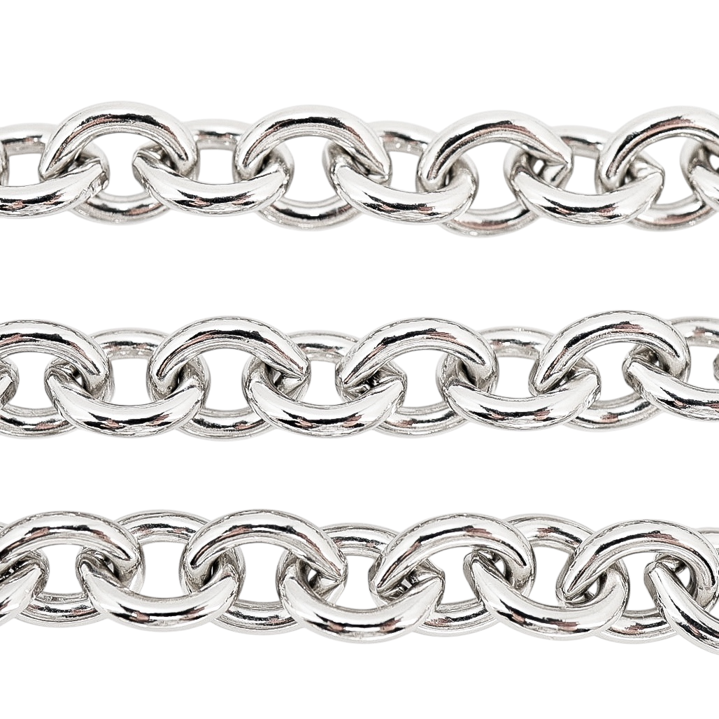 Vintage Monet Silver-Tone Chunky Chain Necklace - Classic Bold Layering 1980s