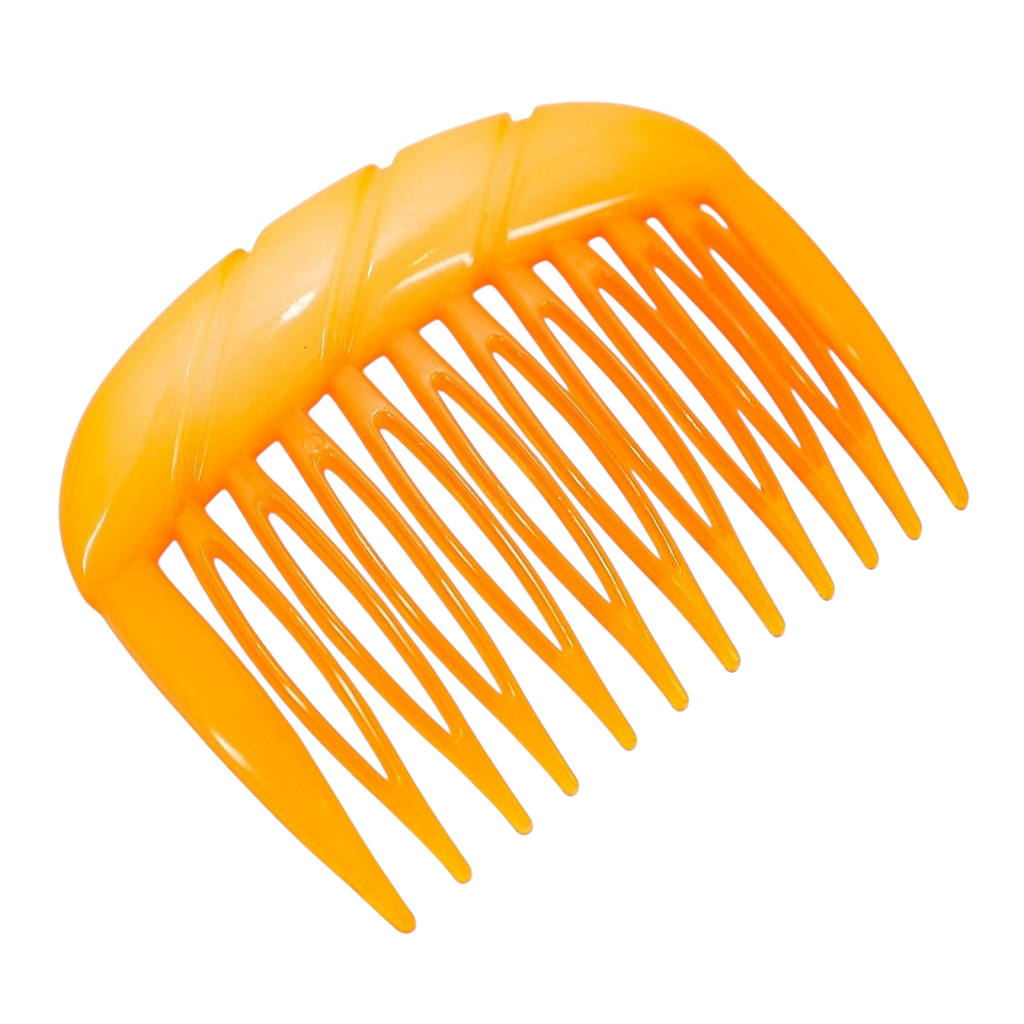 Vintage 1983 Buch + Deichmann Hair Comb Butterscotch Gradient MOD