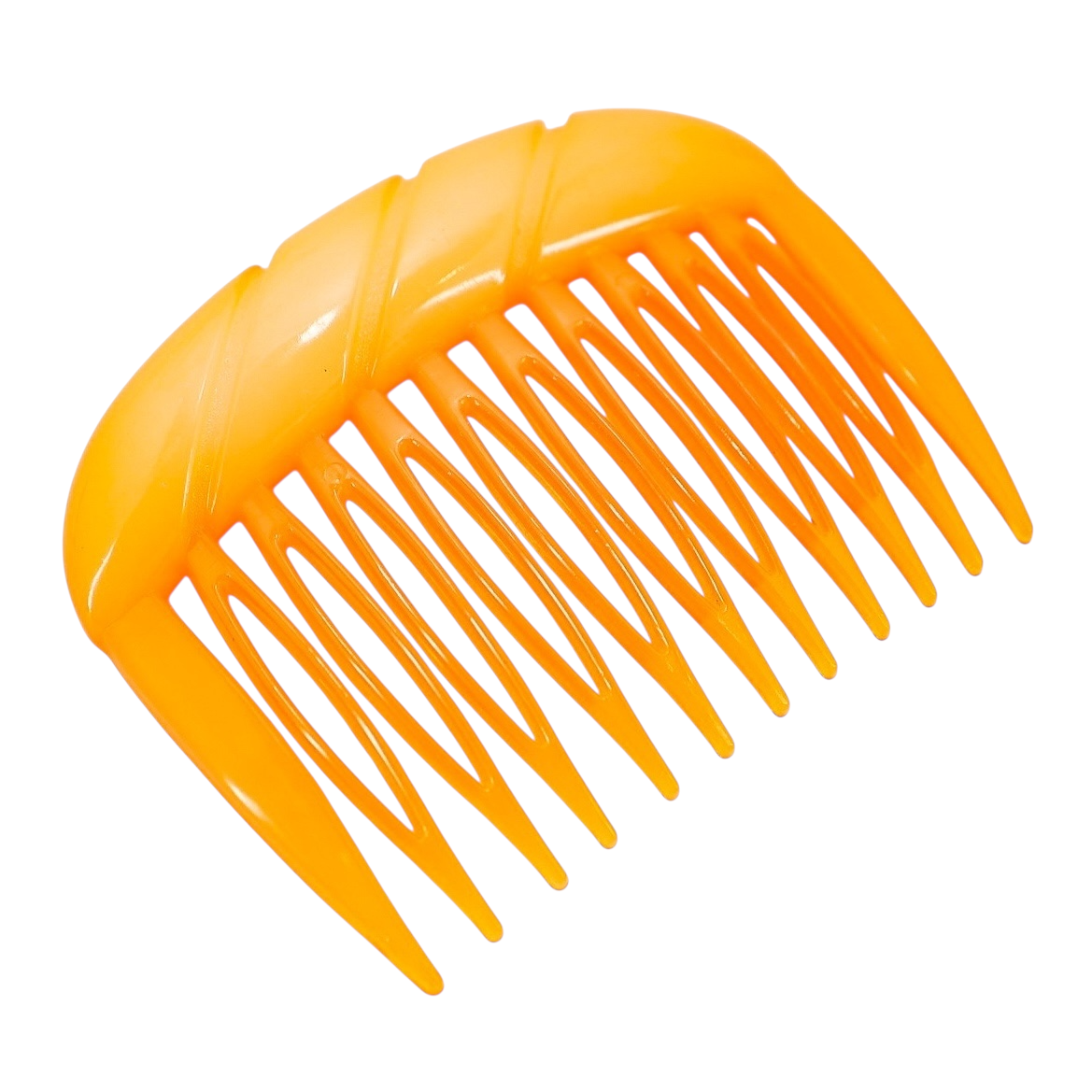 Vintage 1983 Buch + Deichmann Hair Comb Butterscotch Gradient MOD