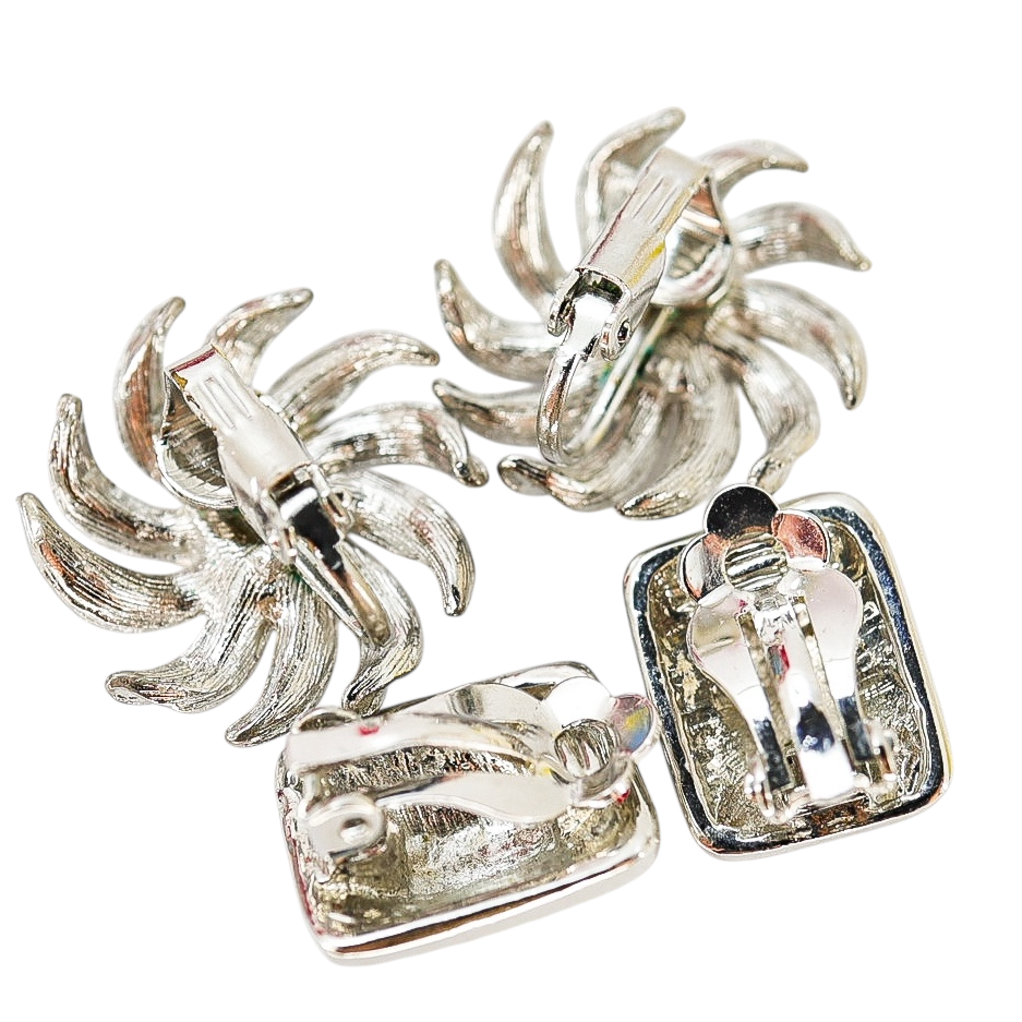 Silver Tone Filigree Whimsical Jewelry Lot - Nature Inspired Vintage To Now