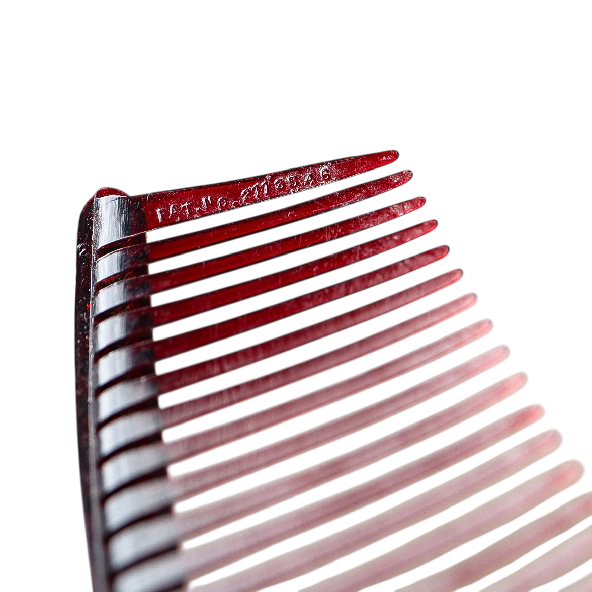 Vintage 1930s KANT-SLIP USA Hair Comb – Art Deco Celluloid Rhinestone