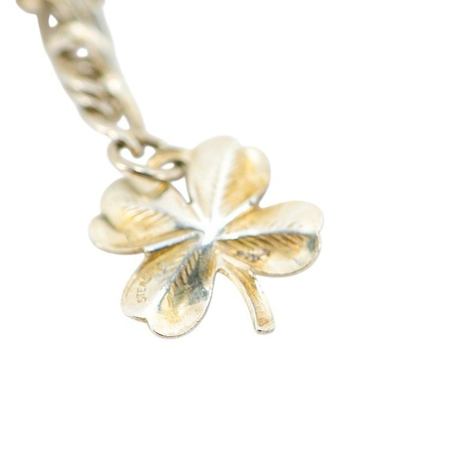 Vintage Sterling Silver Charm Bracelet Musical Sports Love Faith Lucky Symbols