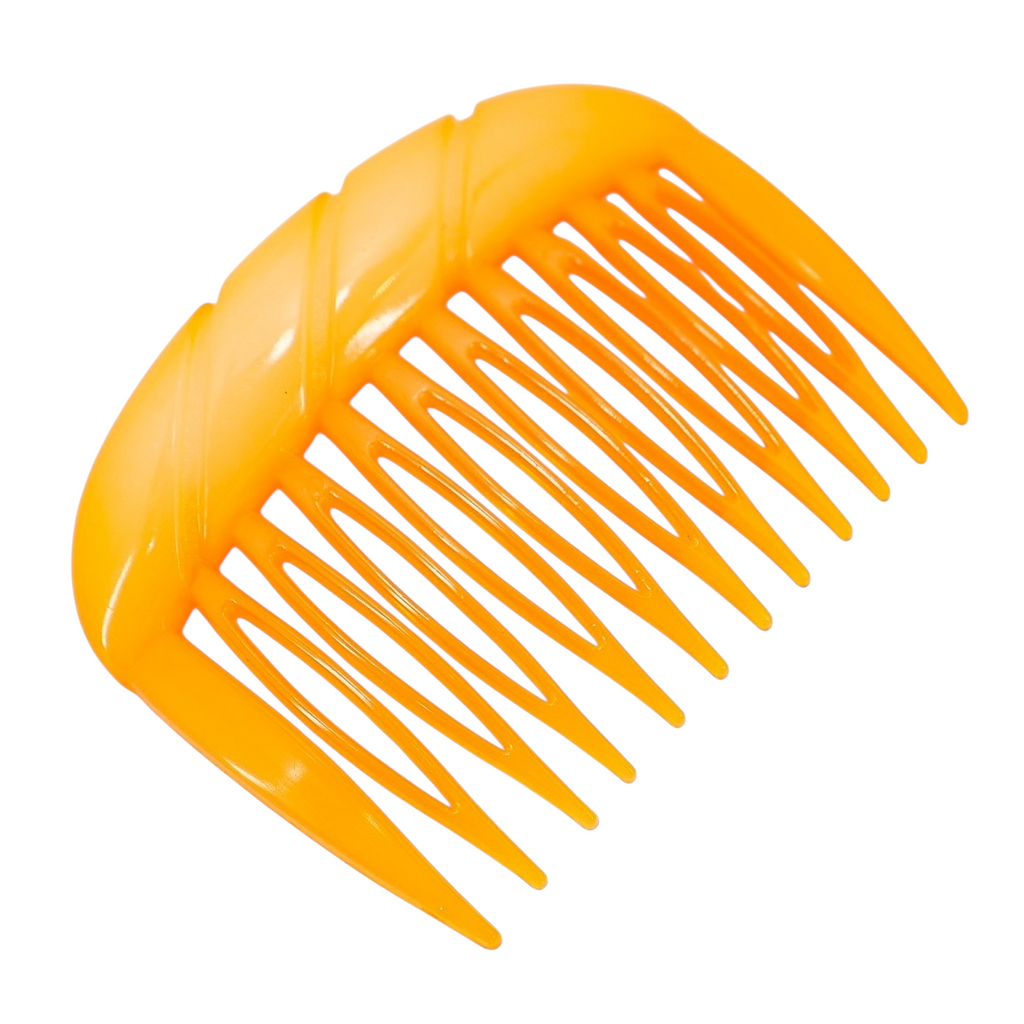 Vintage 1983 Buch + Deichmann Hair Comb Butterscotch Gradient MOD