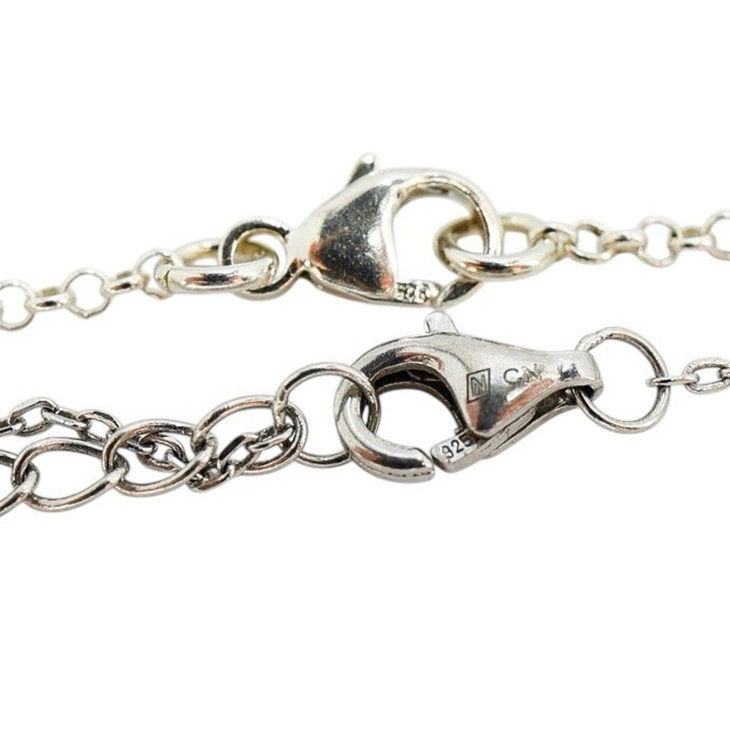 Lot of 2 Layered Necklaces Minimalist Elegant Sterling Silver Bar Pendants