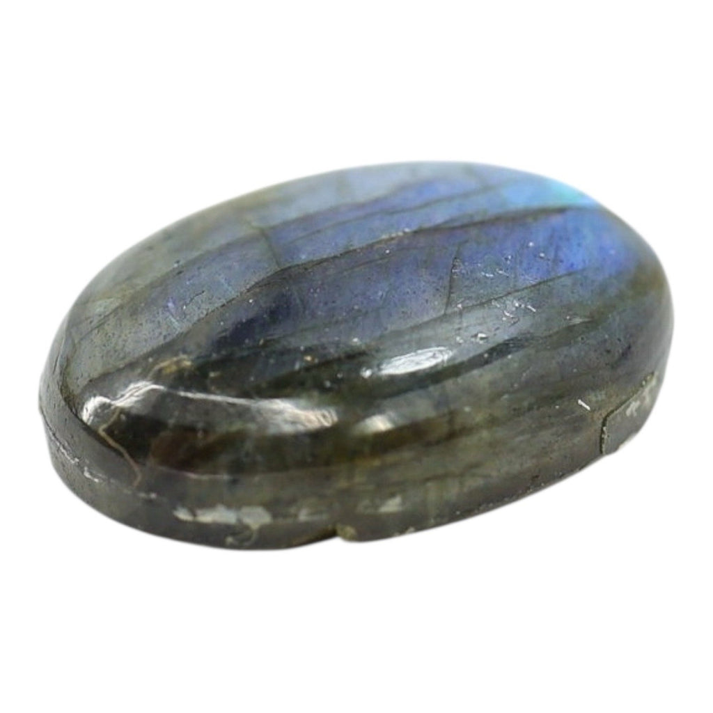 Labradorite Cabochon With Royal Blue Flash 20x15 MM Previously Used Very Pretty