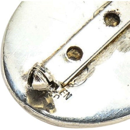 Antonio Pineda Mexican Modernist Sterling Silver 970 Brooch