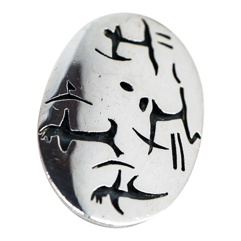 Antonio Pineda Mexican Modernist Sterling Silver 970 Brooch