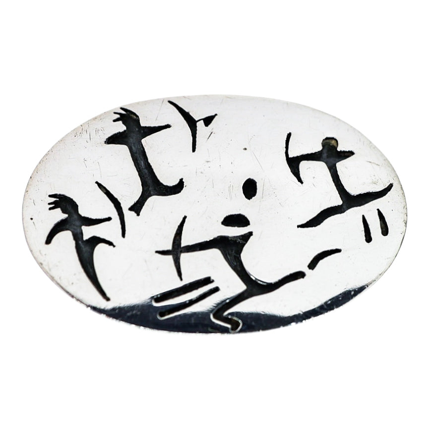 Antonio Pineda Mexican Modernist Sterling Silver 970 Brooch