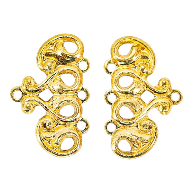 3-1 And 4-1 Combo NOS Vintage Multi Strand Gold-tone Connector Findings