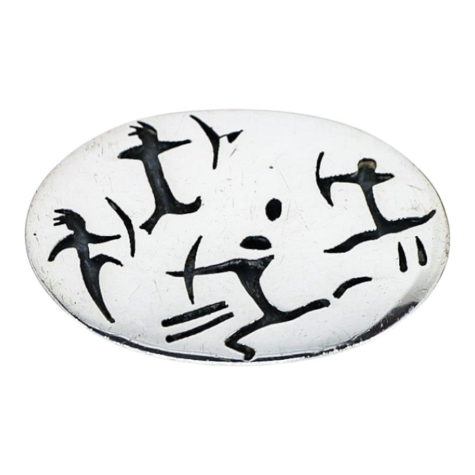 Antonio Pineda Mexican Modernist Sterling Silver 970 Brooch