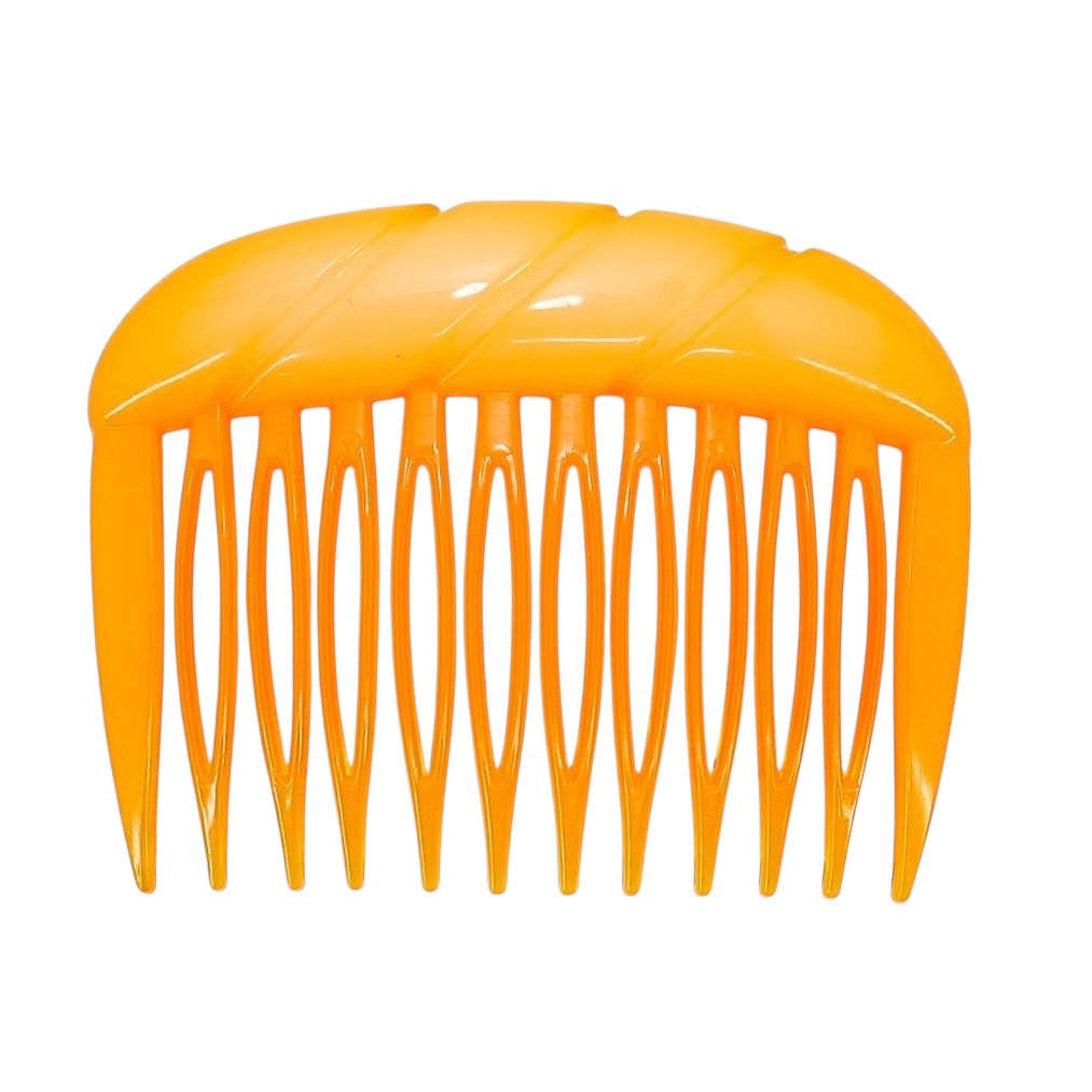 Vintage 1983 Buch + Deichmann Hair Comb Butterscotch Gradient MOD
