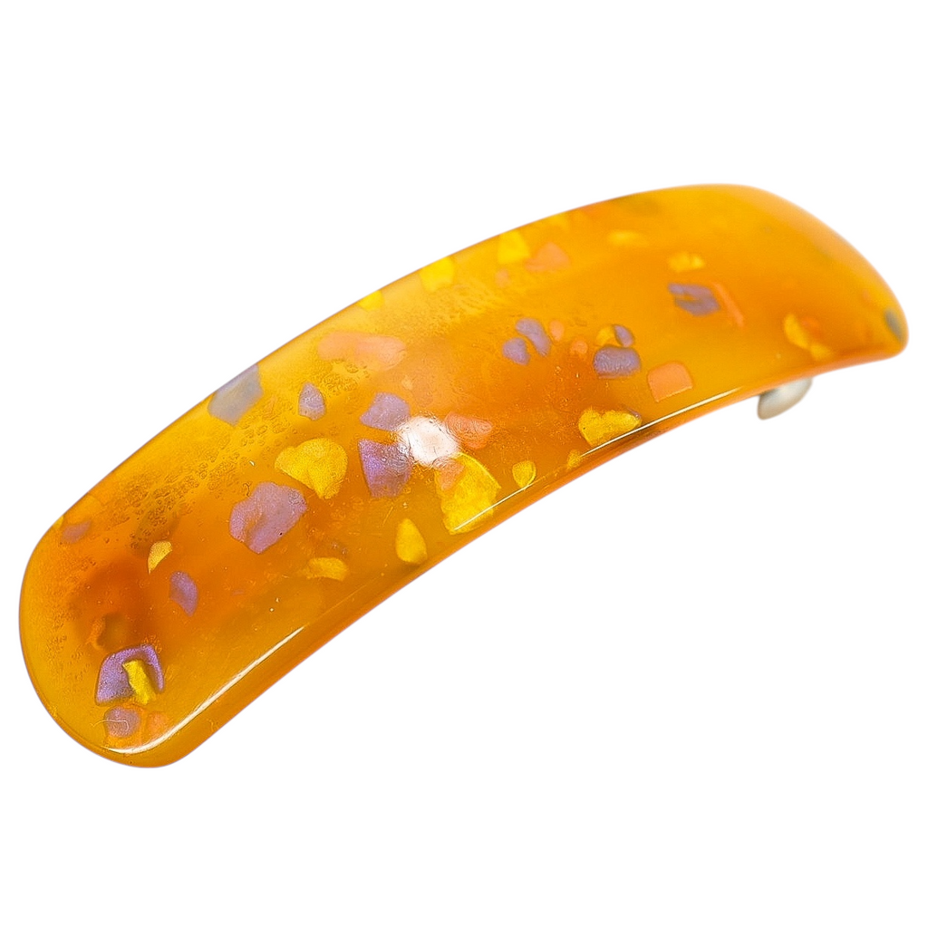 Lot of 4 Large Hair Barrettes - Earthy Classic Looks - Office Hair