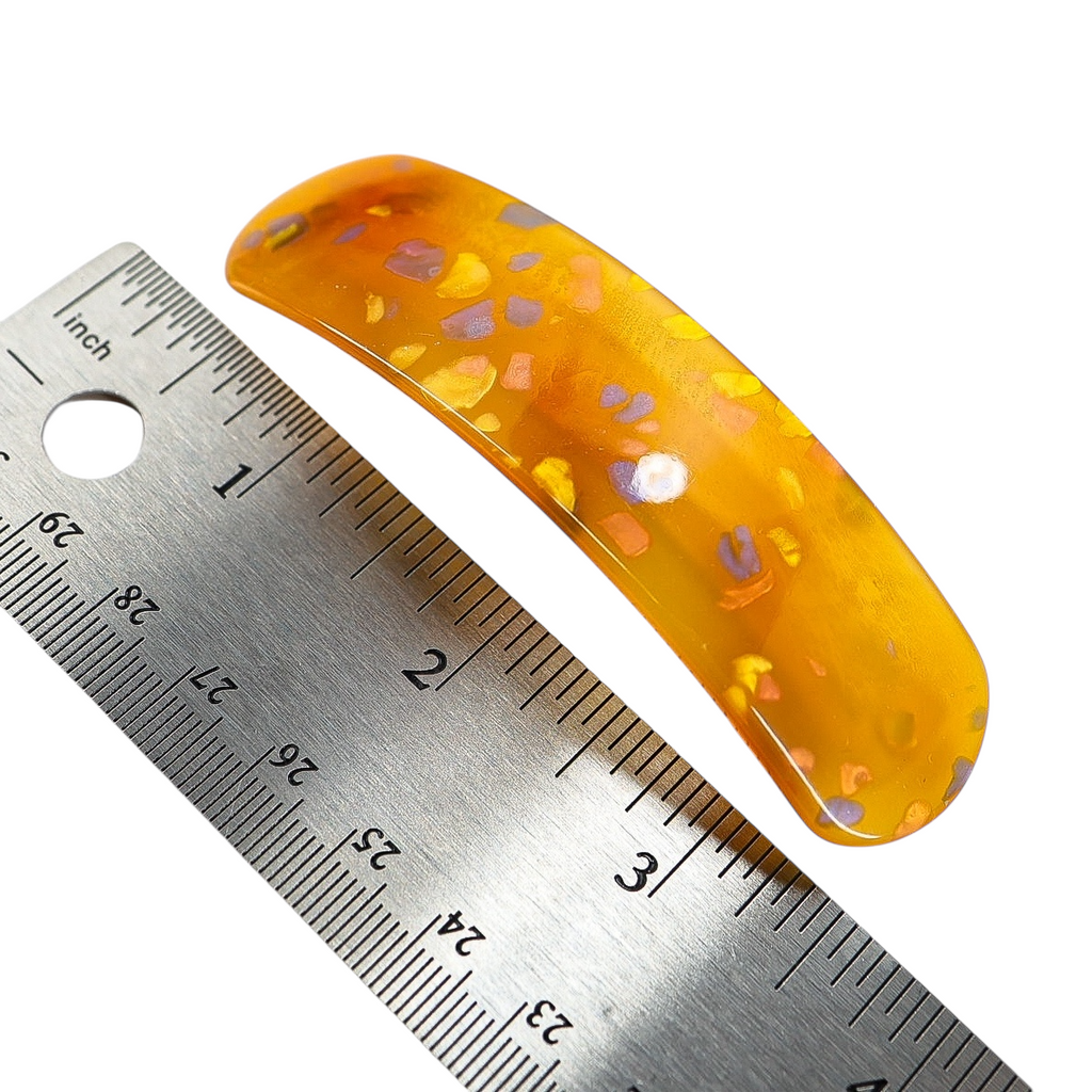 Lot of 4 Large Hair Barrettes - Earthy Classic Looks - Office Hair