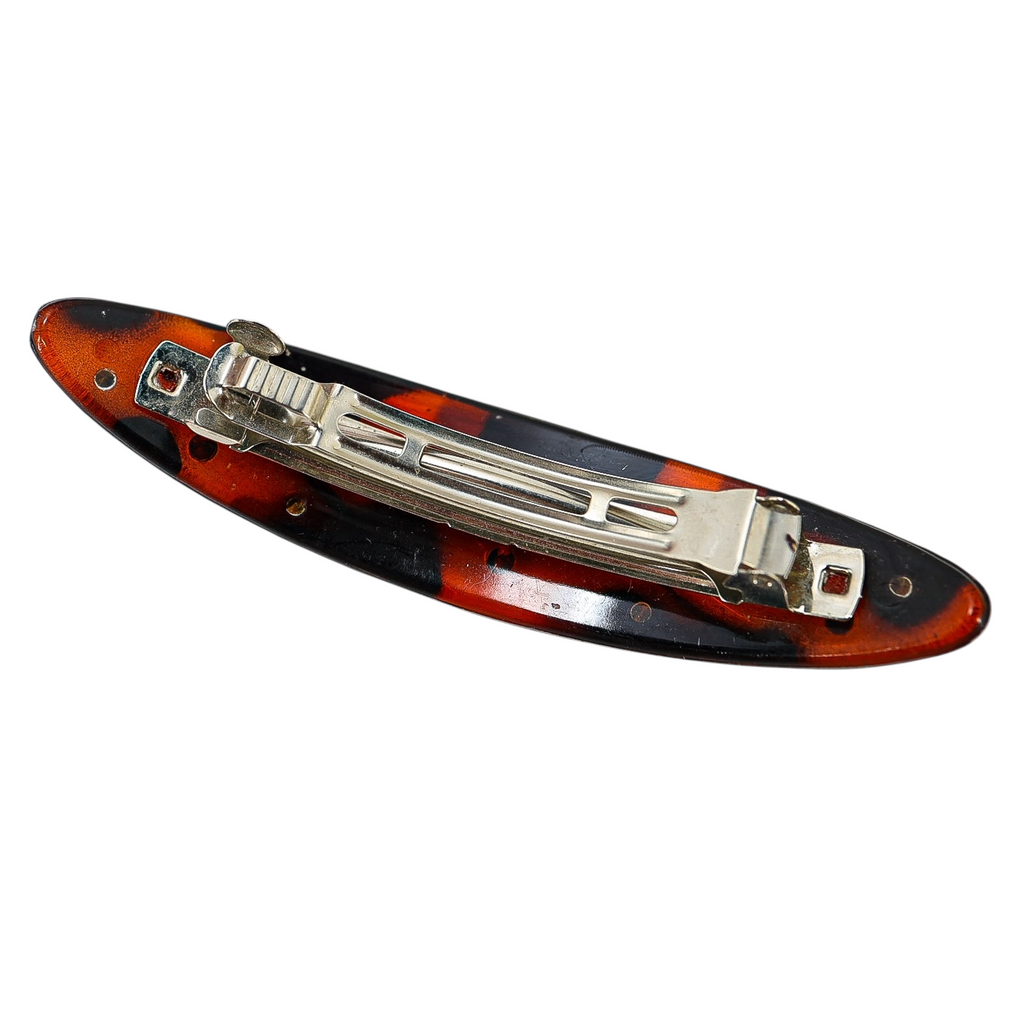 Lot of 4 Large Hair Barrettes - Earthy Classic Looks - Office Hair