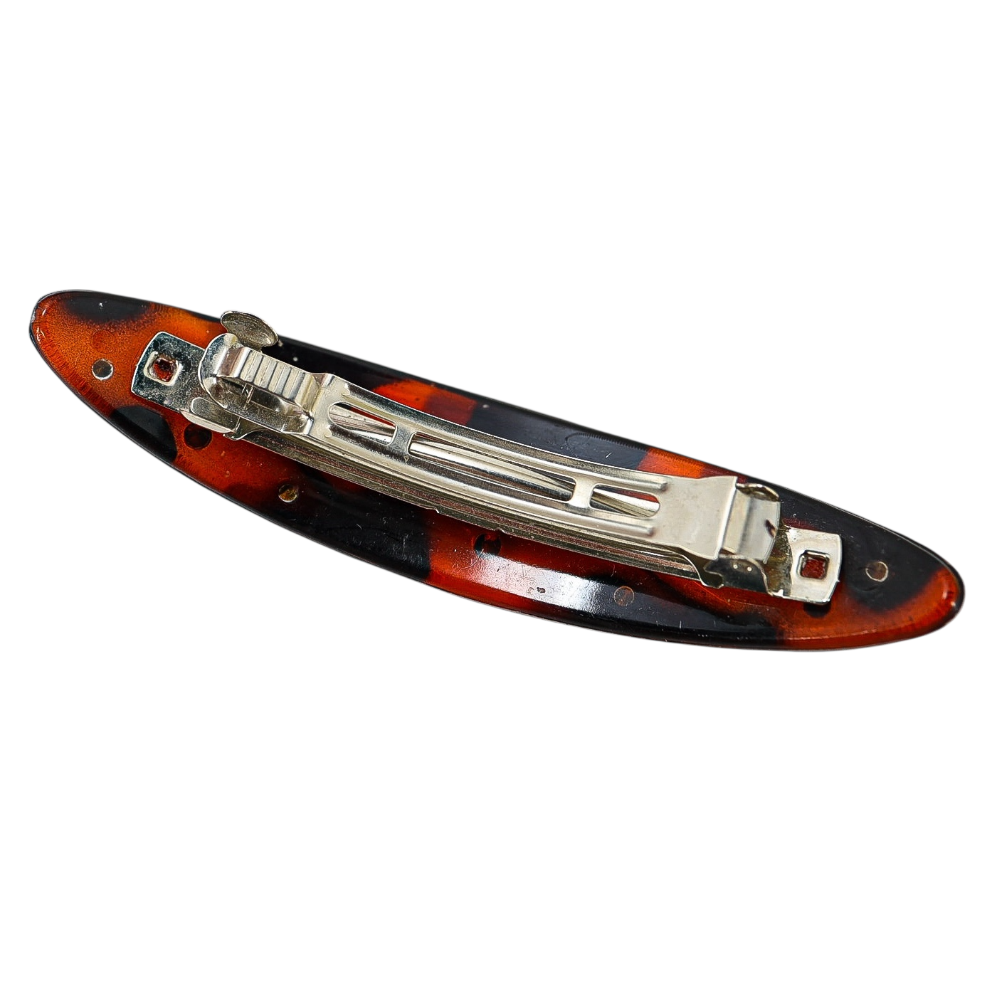 Lot of 4 Large Hair Barrettes - Earthy Classic Looks - Office Hair