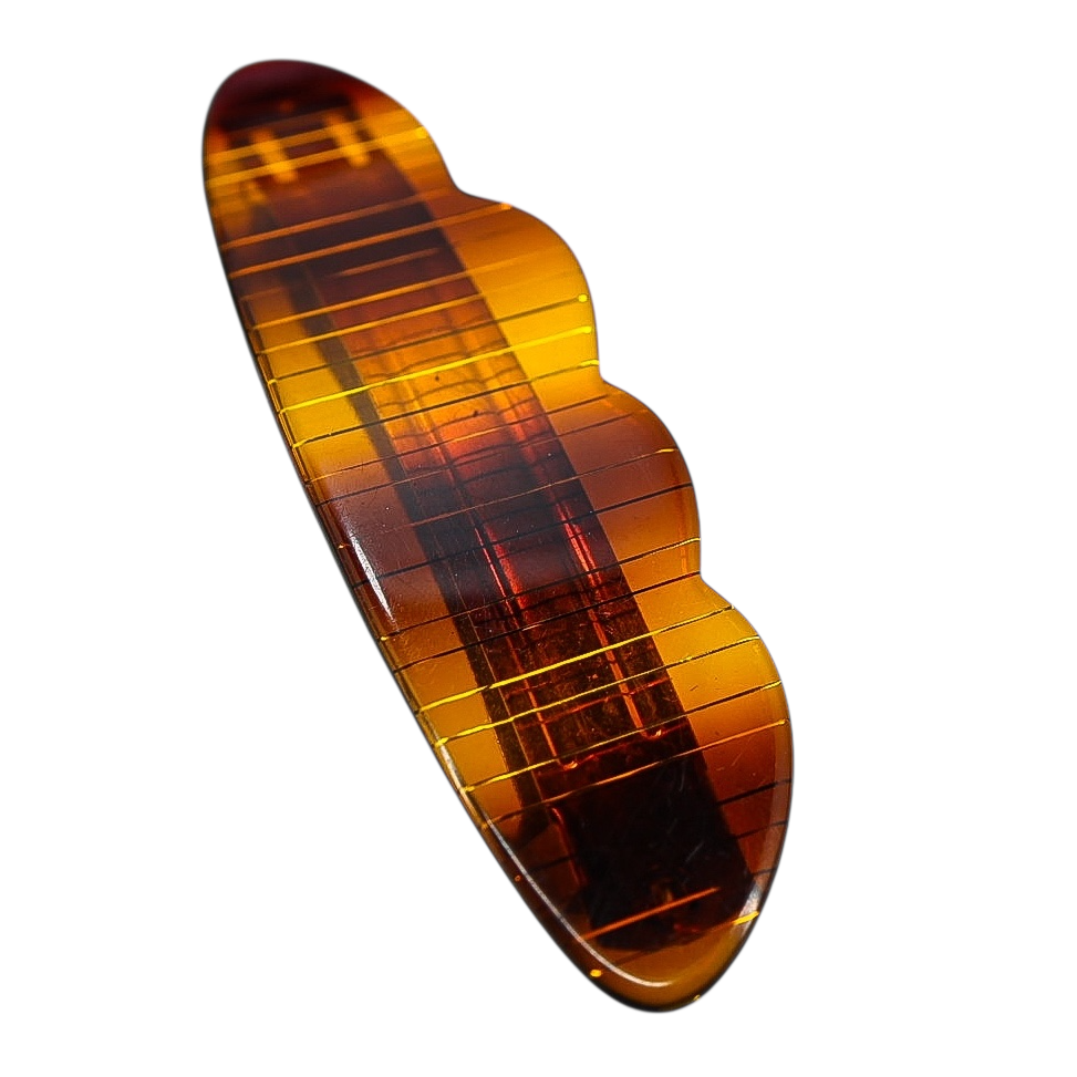 Lot of 4 Large Hair Barrettes - Earthy Classic Looks - Office Hair