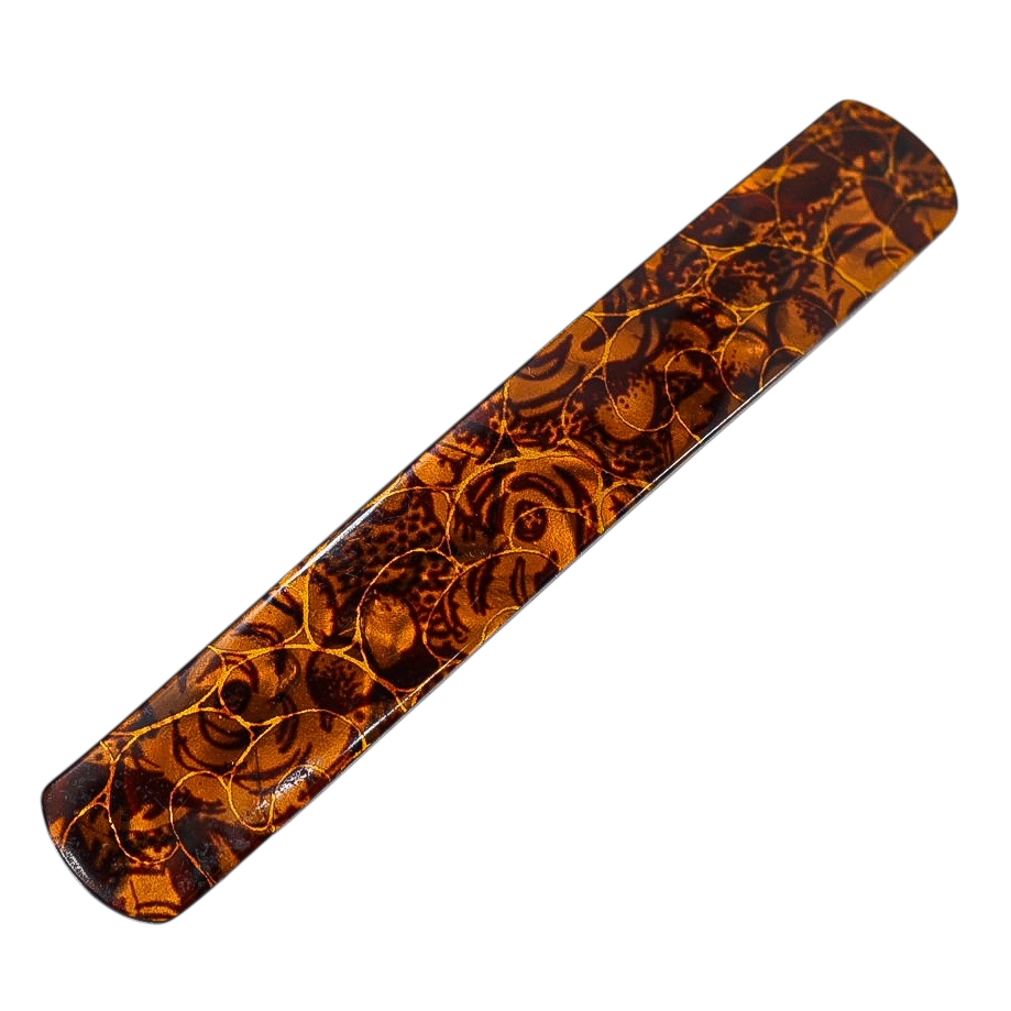 Lot of 4 Large Hair Barrettes - Earthy Classic Looks - Office Hair