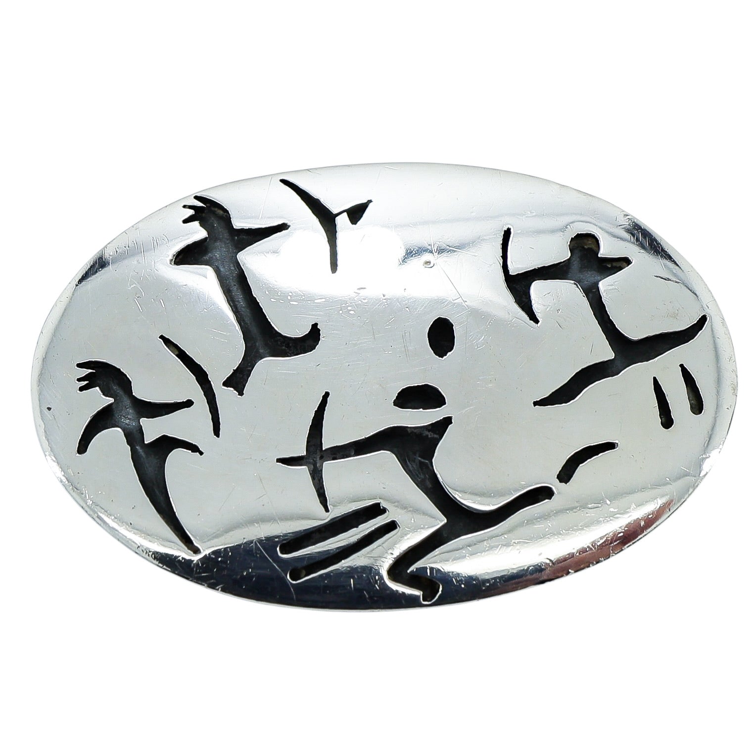 Antonio Pineda Mexican Modernist Sterling Silver 970 Brooch