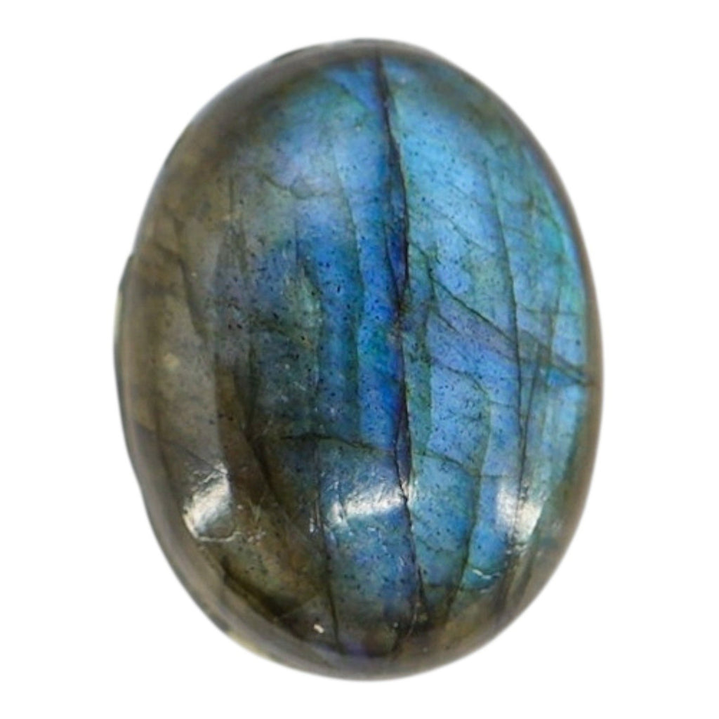 Labradorite Cabochon With Royal Blue Flash 20x15 MM Previously Used Very Pretty