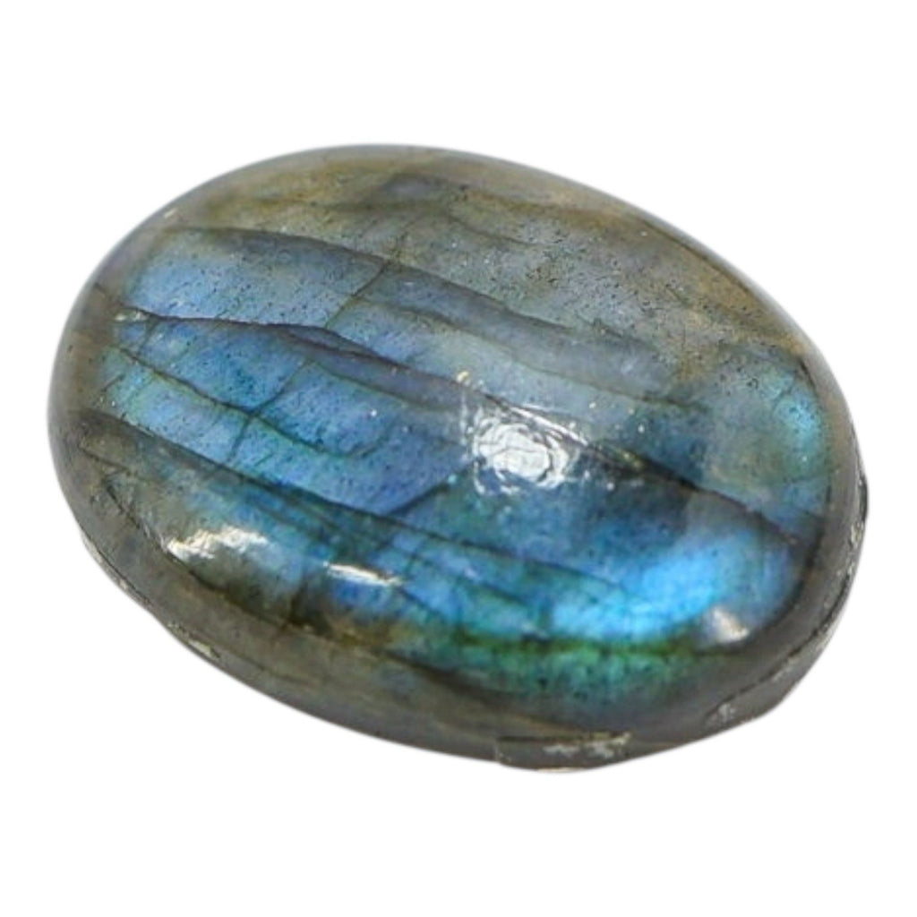 Labradorite Cabochon With Royal Blue Flash 20x15 MM Previously Used Very Pretty