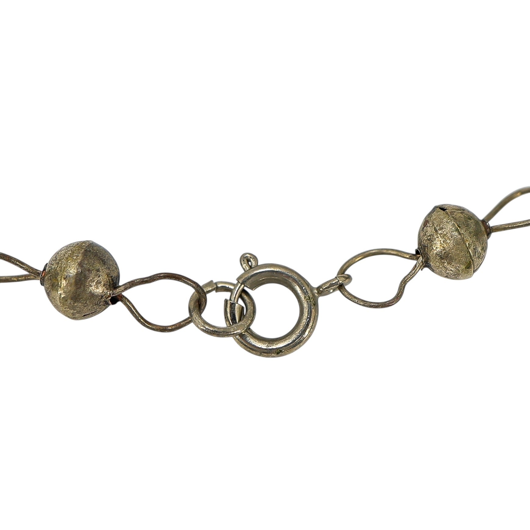 Mexican Folk Art Wedding Necklace Earrings Set With Cats And Chiming Beads