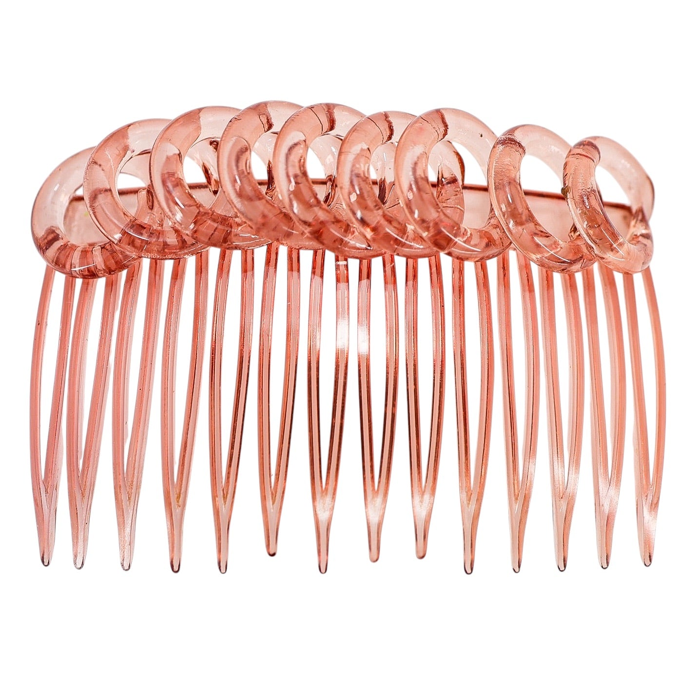 Vintage MCM MOD Retro Pink Lucite Hair Comb – Made in USA